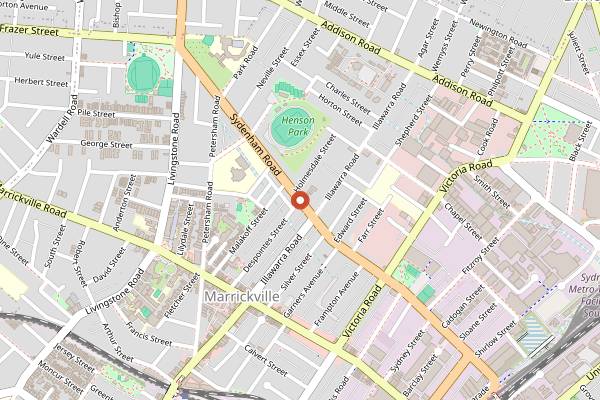 Map showing Philter Brewing in Sydney