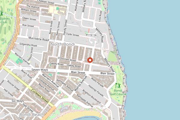 Map showing Porch and Parlour in Sydney