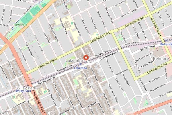 Map showing King of Sweets in Sydney