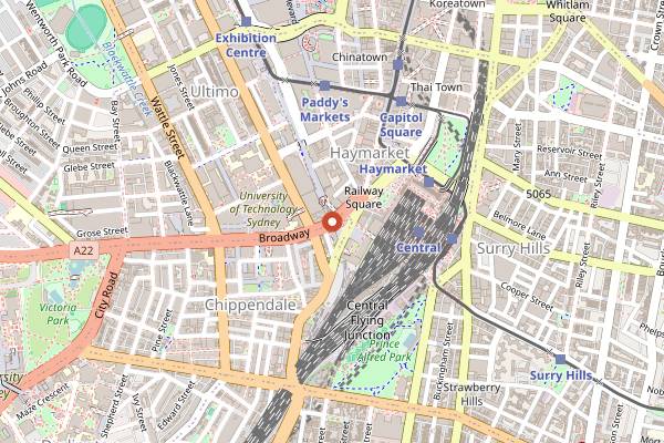 Map showing Pho Pasteur in Sydney