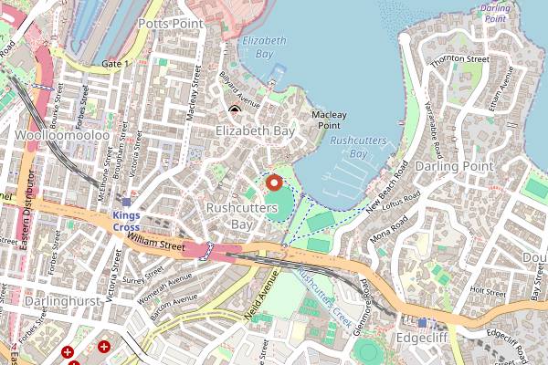 Map showing Scramble and Bean in Sydney