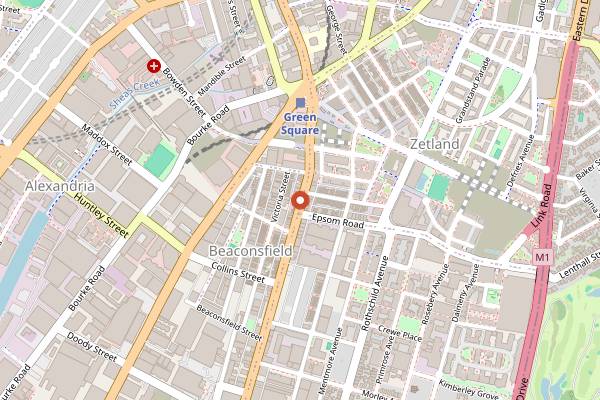 Map showing The Coffee Roaster in Sydney