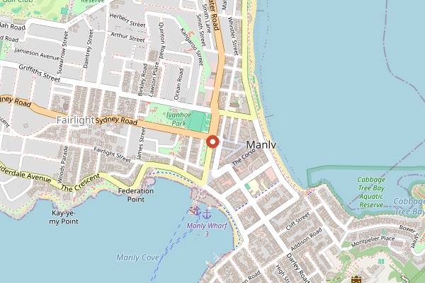 Map showing Cibaria in Sydney