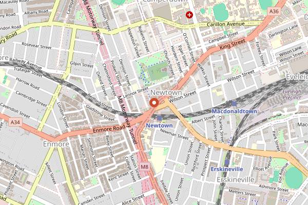 Map showing Izakaya Fujiyama in Sydney