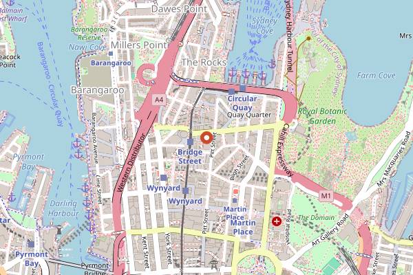 Map showing Kid Kyoto in Sydney
