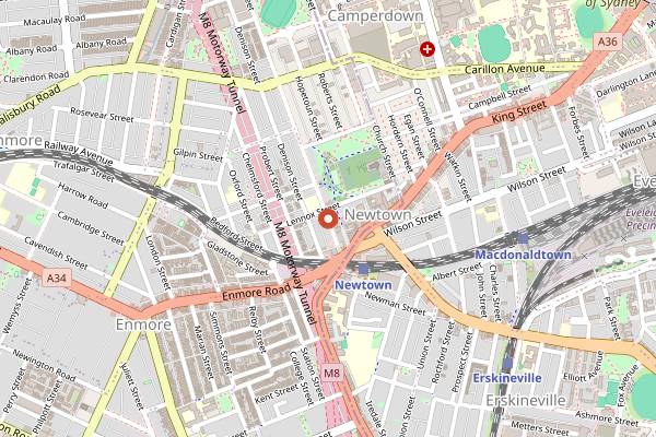 Map showing Osteria Mucca in Sydney