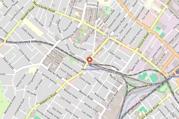 Map showing Viet Bling in Sydney