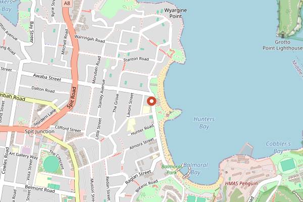 Map showing Sydney Cooking School in Sydney