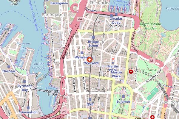 Map showing Sydney Language Solutions Korean Cooking in Sydney