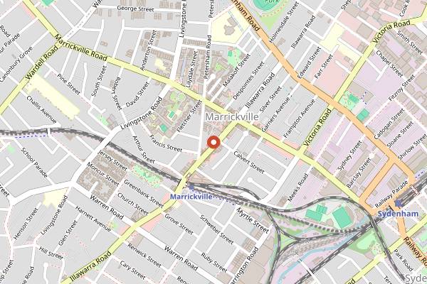 Map showing Pepito's in Sydney