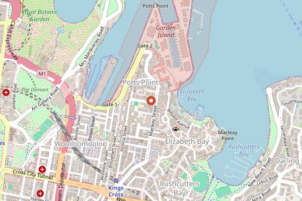 Map showing Fratelli Paradiso in Sydney