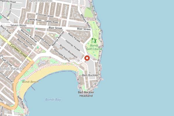 Map showing Rocker in Sydney