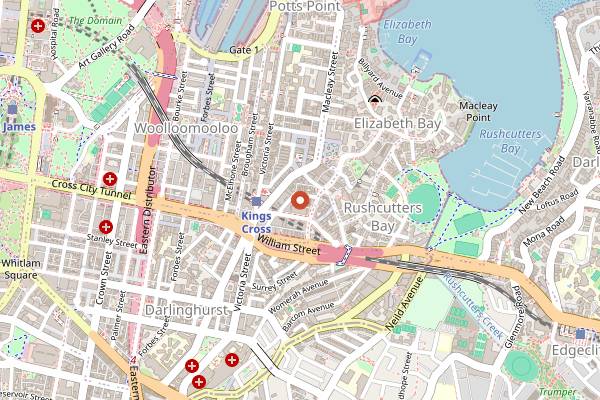 Map showing Arms Length in Sydney