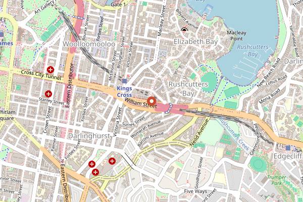 Map showing Bar Hernandez in Sydney