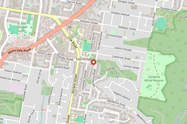 Map showing Della Hyde in Sydney