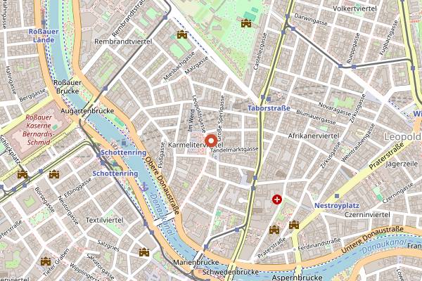 Map showing Felzl Leopoldsgasse in Vienna