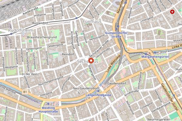 Map showing Hawidere in Vienna