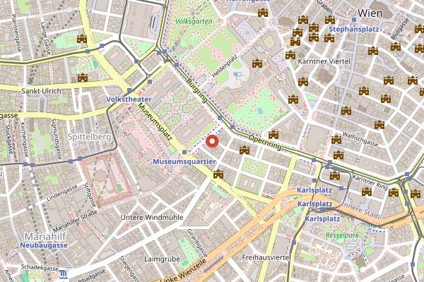 Map showing Sil Wien in Vienna