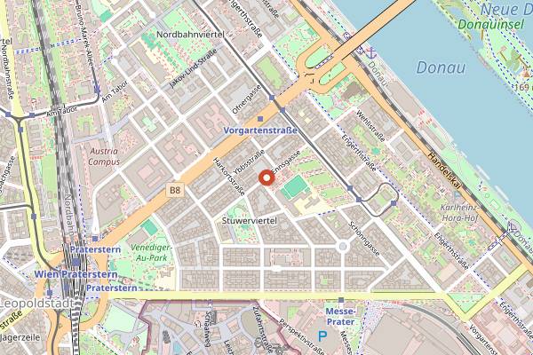 Map showing Pizzeria il mercato in Vienna
