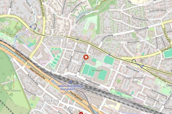 Map showing Pizzeria Per Sempre in Vienna