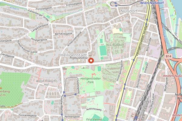 Map showing Pfarrwirt in Vienna