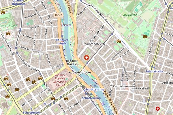 Map showing Duernstein in Vienna