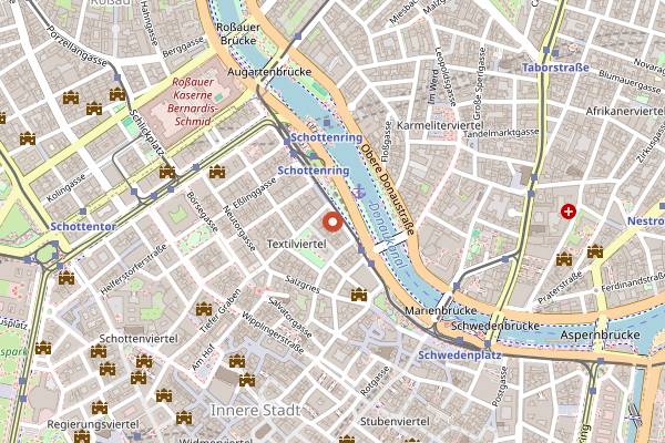 Map showing Addiert in Vienna