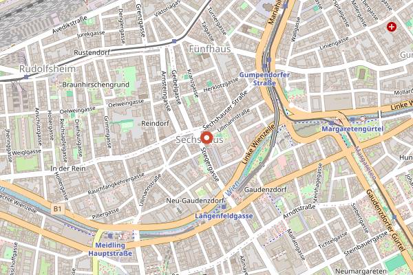 Map showing Hawidere in Vienna