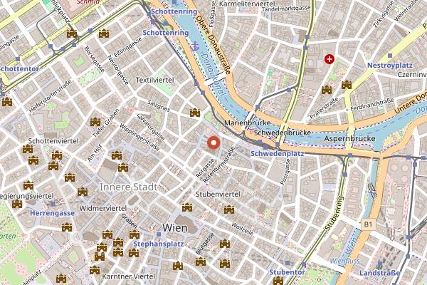 Map showing First Floor in Vienna
