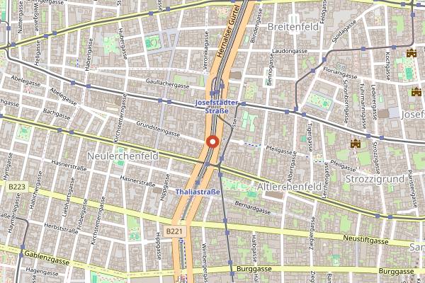 Map showing Loop in Vienna