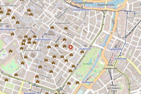 Map showing Porgy & Bess in Vienna