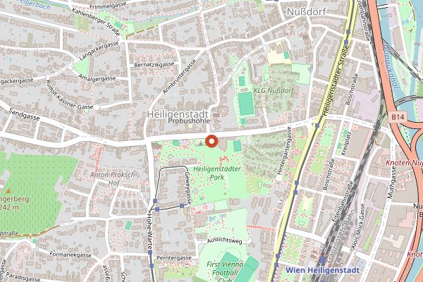 Map showing Restaurant Amador in Vienna