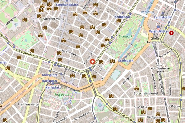 Map showing Meissl & Schadn in Vienna