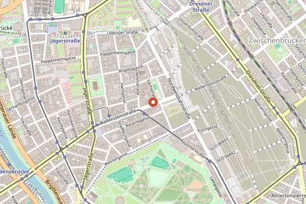 Map showing Mraz und Sohn in Vienna