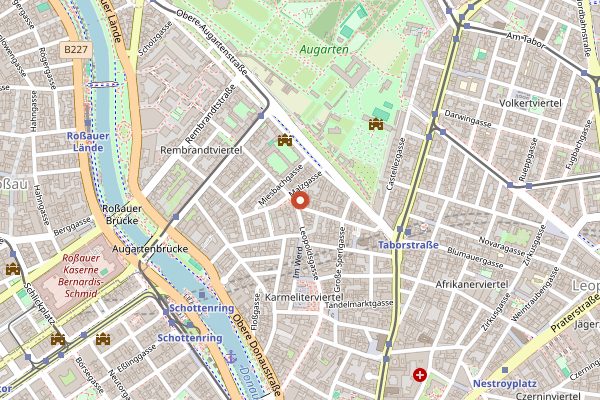 Map showing Skopik & Lohn in Vienna