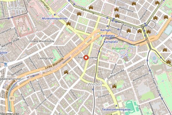 Map showing Banh Mi Vienna in Vienna