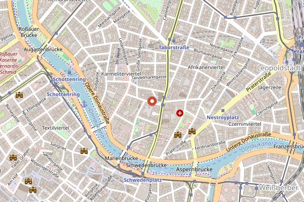 Map showing Vinifero Weinbar in Vienna