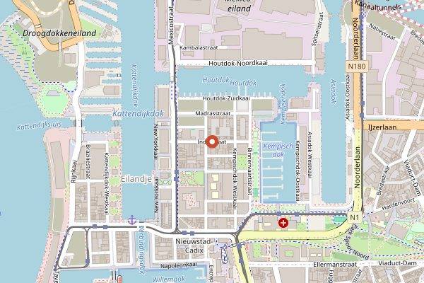 Map showing Antwerpse Brouw Compagnie (Seef) in Antwerp