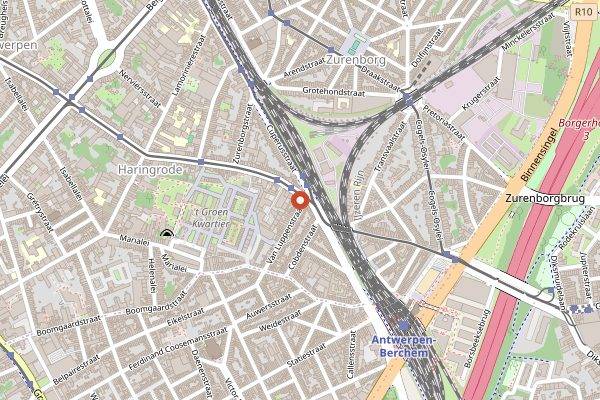 Map showing Bakker Aldo in Antwerp