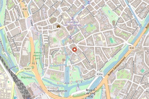 Map showing Carpe Diem Bakery & Tea-room in Bruges