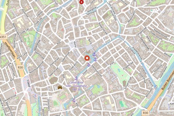 Map showing Pralinette in Bruges