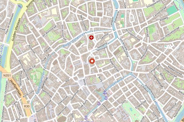Map showing Willa Brunch & Coffee in Bruges