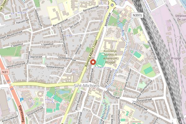 Map showing Madame Aneth in Bruges