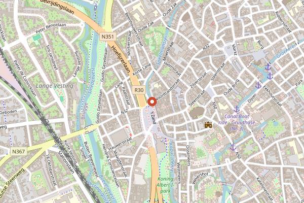 Map showing Ma Rica Rokk in Bruges