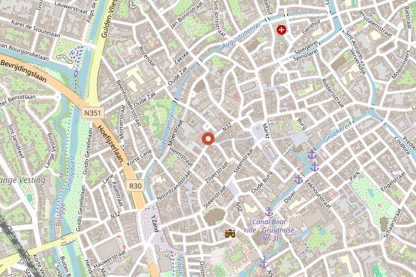 Map showing Gelateria Da Vinci in Bruges