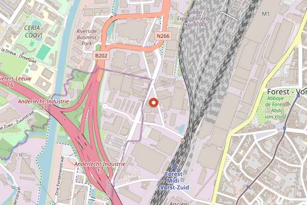 Map showing Brasserie ILLEGAAL in Brussels