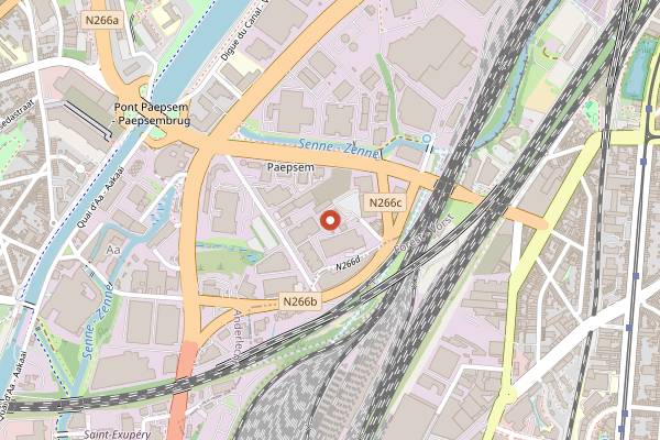 Map showing Drinkdrink in Brussels