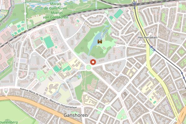 Map showing Gansbeek Brewing Co. in Brussels