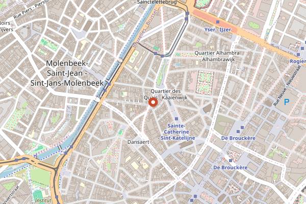 Map showing Strofilia in Brussels