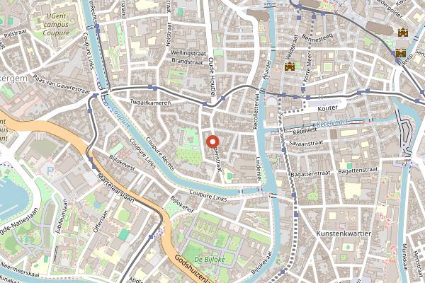 Map showing SMORBRØD in Ghent